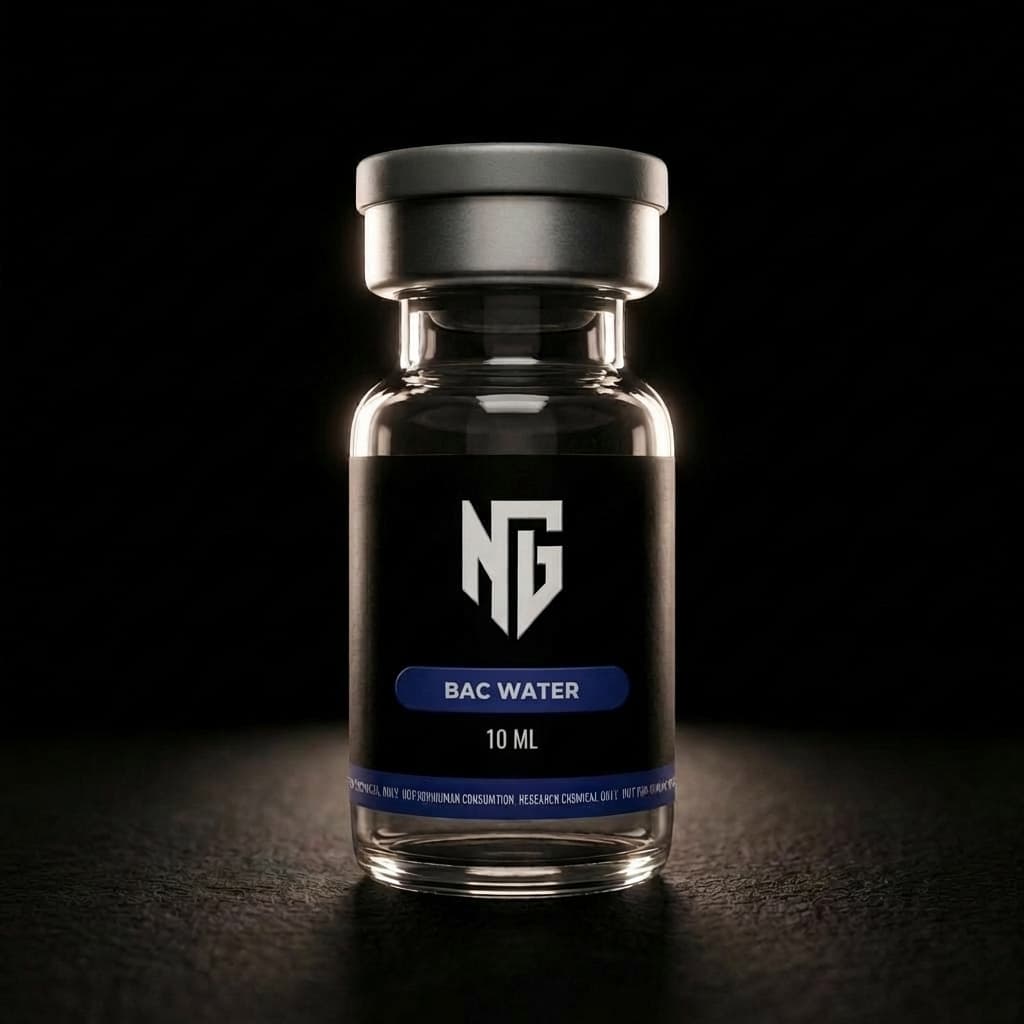 10 milliliter vial of bacteriostatic water